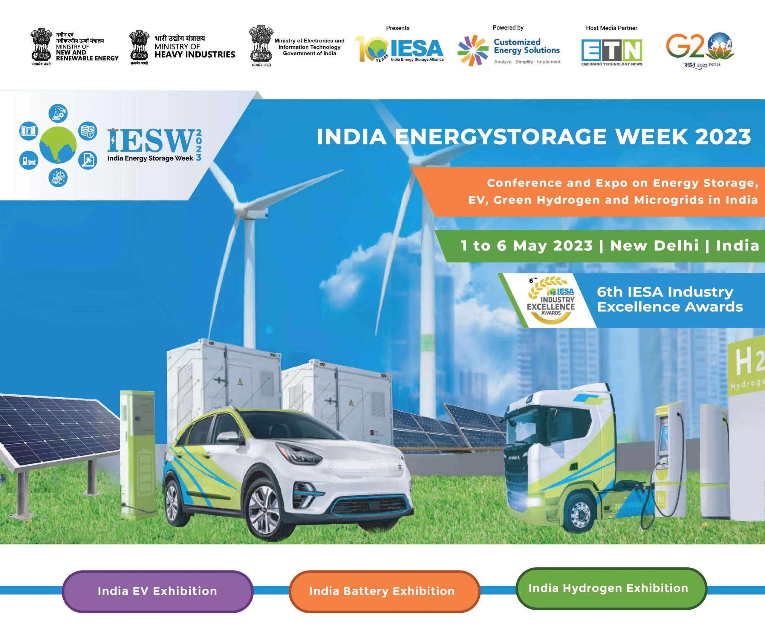 India’s net zero goal takes centre stage at IESW 2023 with participation from over 25 countries, ET EnergyWorld