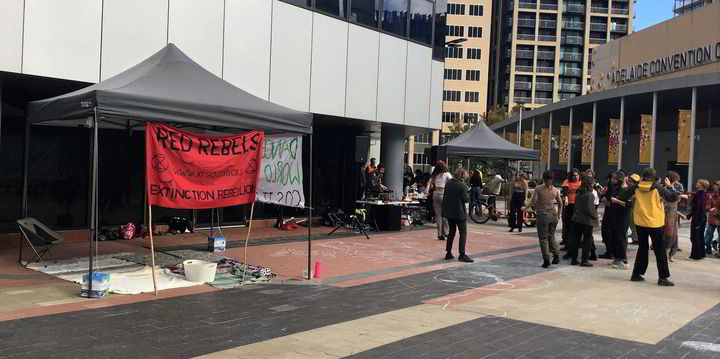Threat of jail for climate change protesters in South Australia after Santos’ office attack