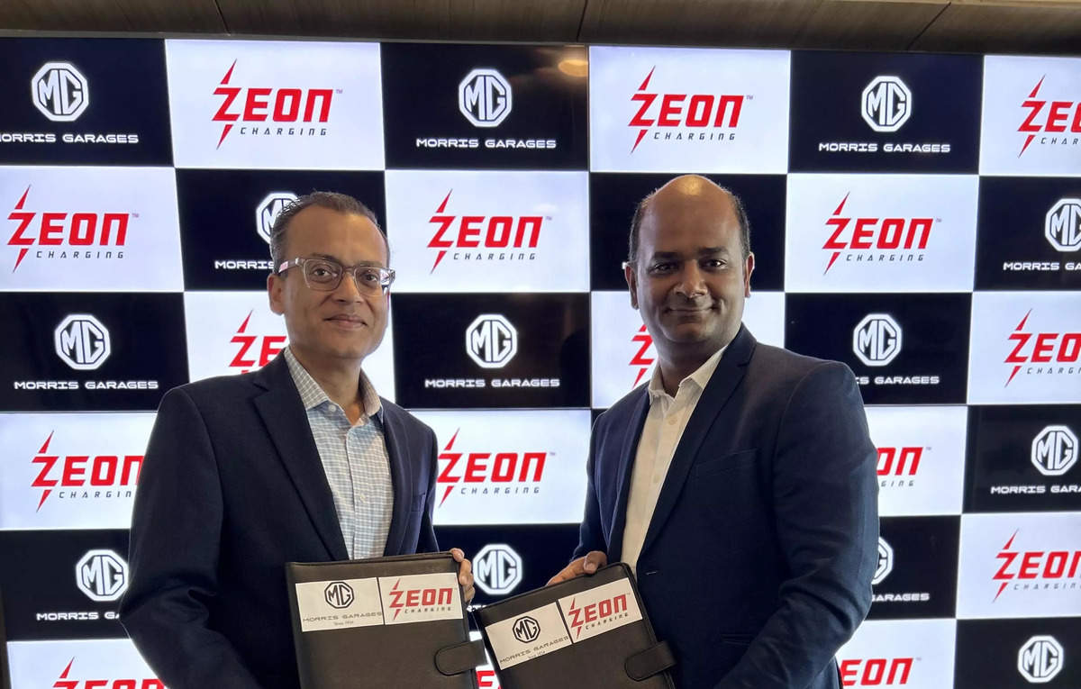 MG Motor India Partners with Zeon Electric to Expand EV Charging Network, ET EnergyWorld